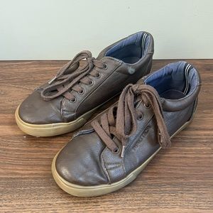 BOGO Nautica Boys Brown Leather Sneakers 3